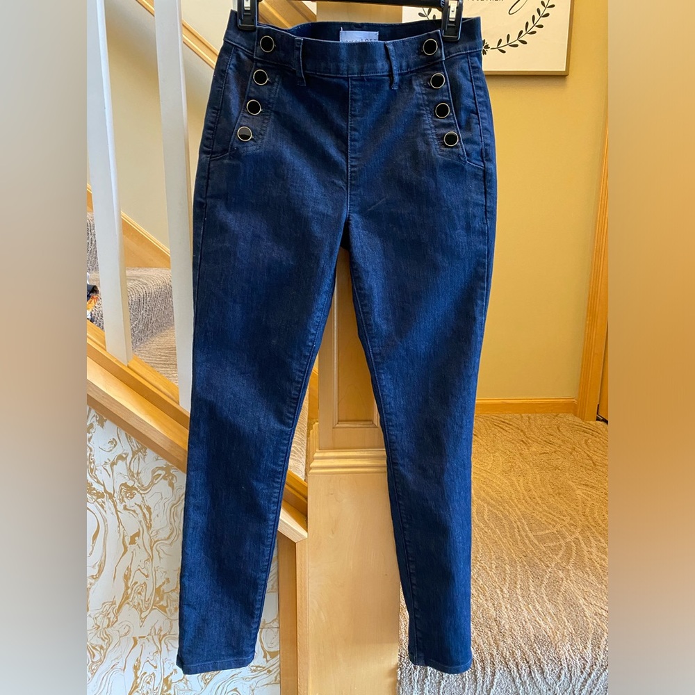 Denim jean. Sailor style. Size 2.